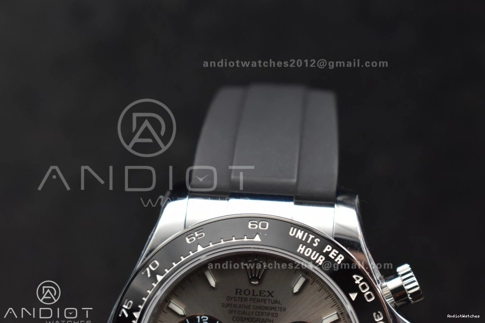 SH4131 Strap Best (Weighted) QF BestValue on Daytona 1:1 Dial Edition 126519 V6 Black Gray Oysterflex 811 1101